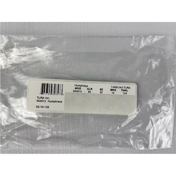 NEW Humphrey’s Eyeglasses 594013, 52-14-135 50/Red Frames w/Case, Metal Accent - Picture 9 of 12